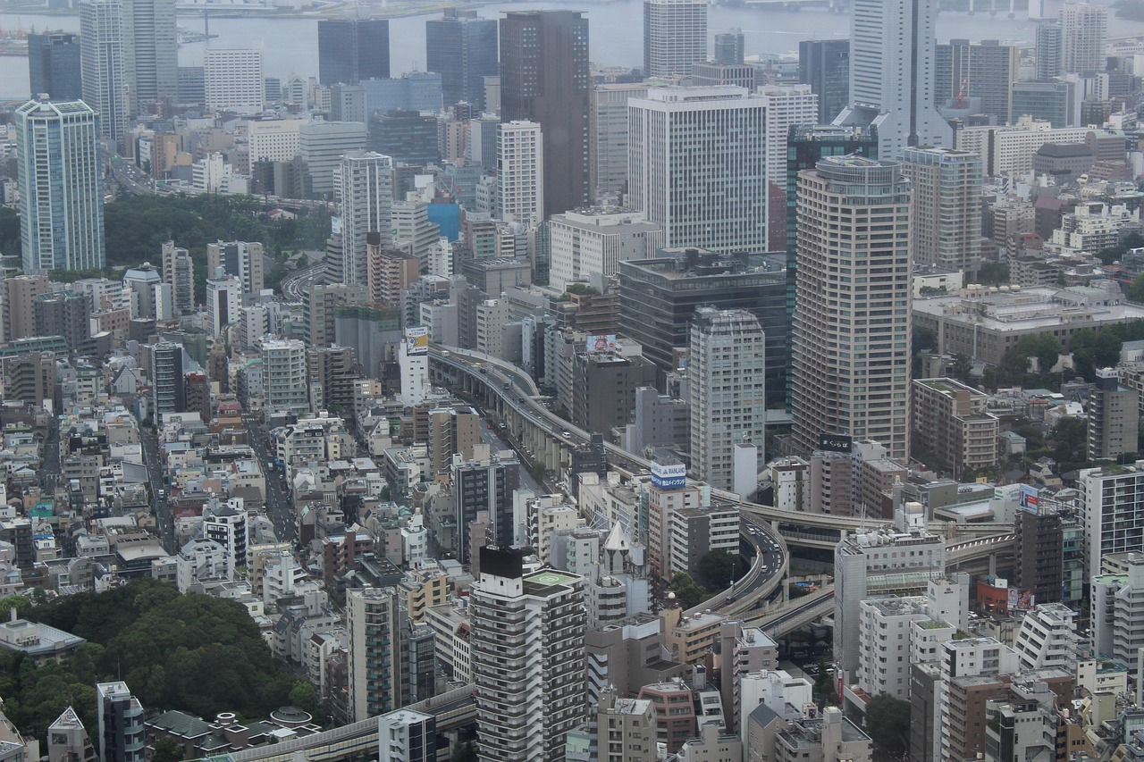 東京都心の街並みのイメージ